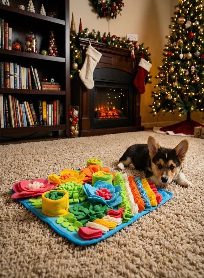 KeeKit Snuffle Mat for Dogs, Pet Snuffle Mat for Small and Medium Breed Dogs, Sniff Mat Slow Feeding Mat Encourages Natural Foraging Skills, Foraging Mat for Small Dogs Cats - Image 2